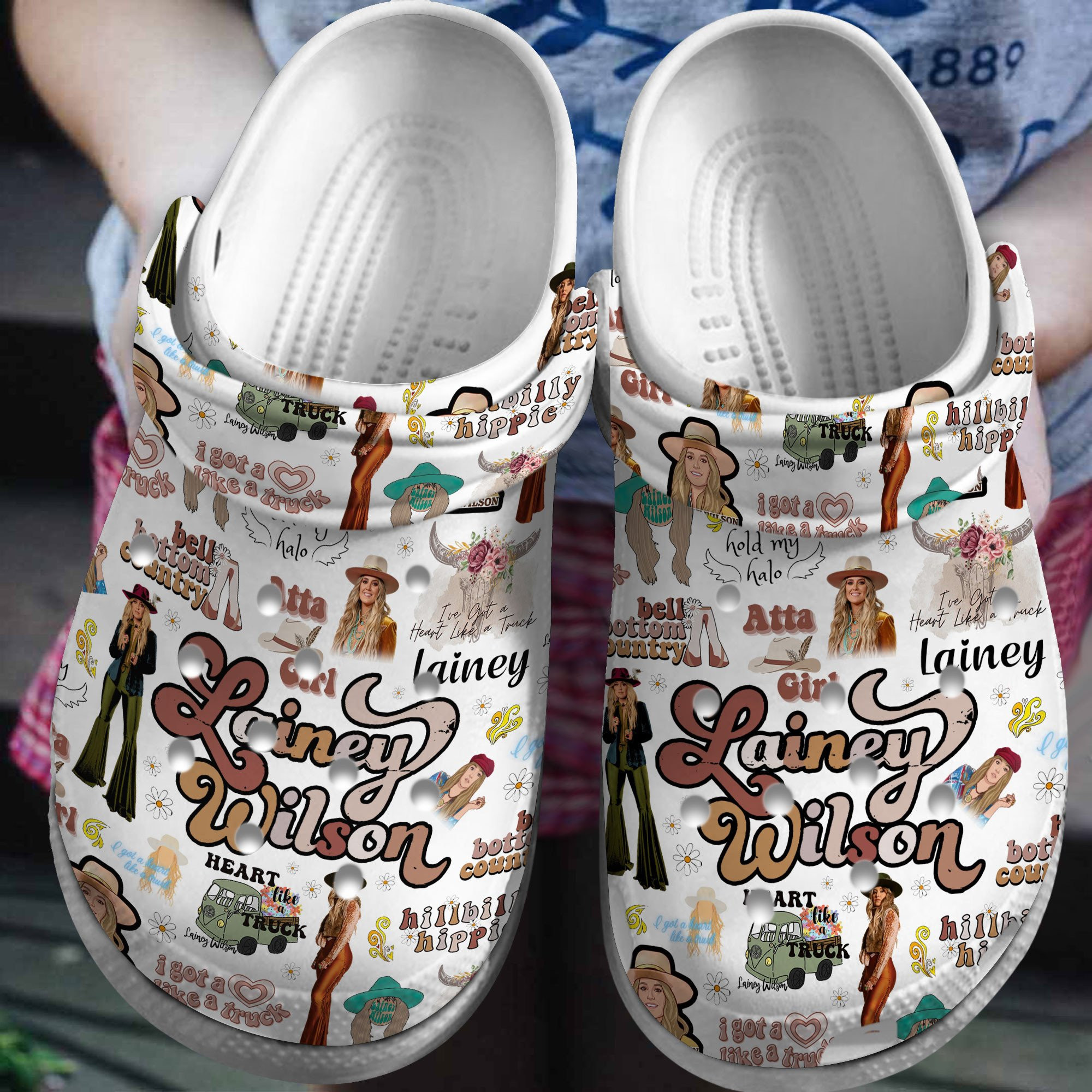 Lainey Wilson Country Music Stylish Crocs
