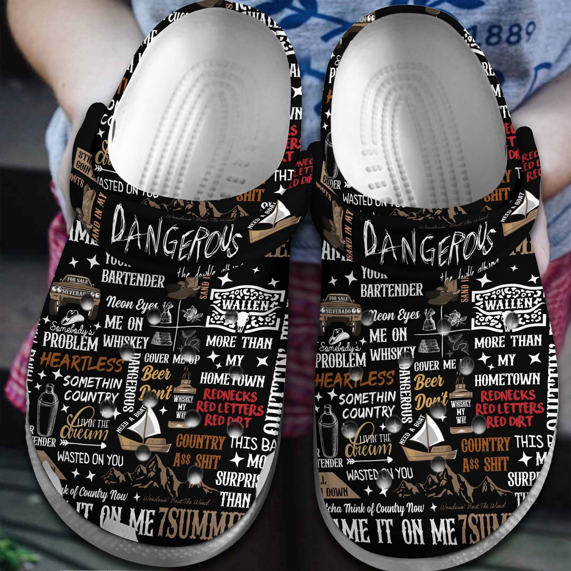 Morgan Wallen Dangerous Album Crocs Country Vibe Gift For Him
