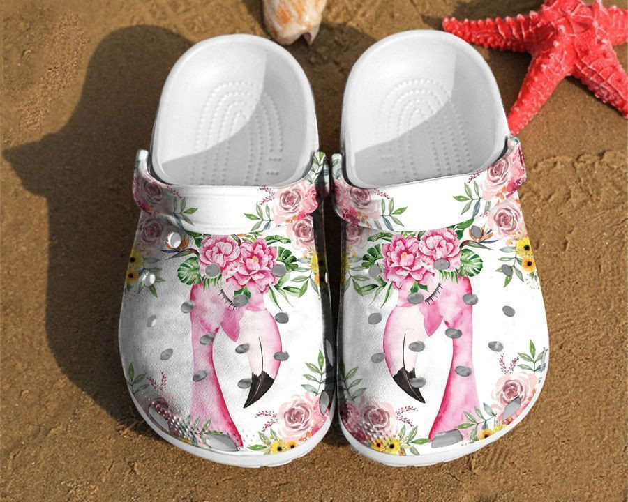 Sunflower Elephant Crocs Style Clogs Nature Art Shoes