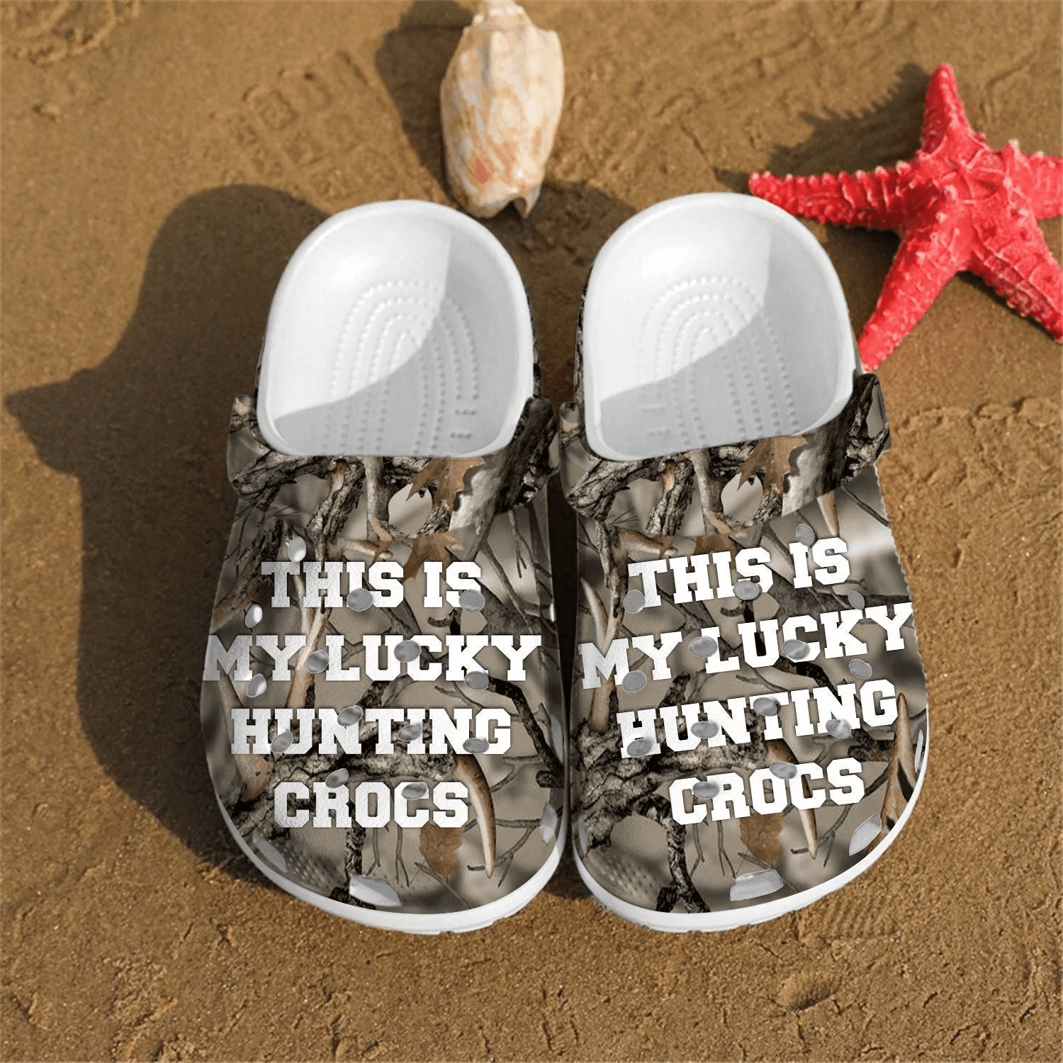 My Lucky Hunting Clogs Crocs Style Gift For Men And Women