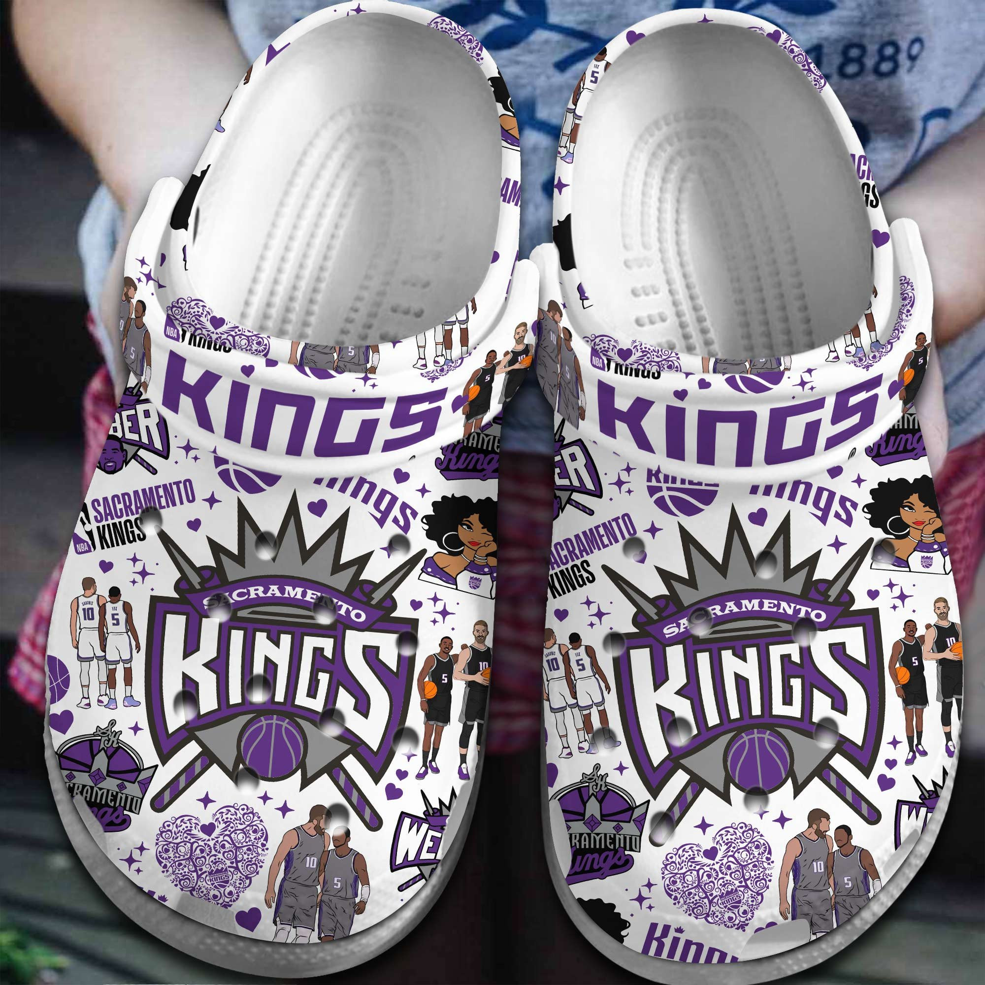 Sacramento Kings Nba Clogs Comfortable Crocs Style Gift For Men And Women