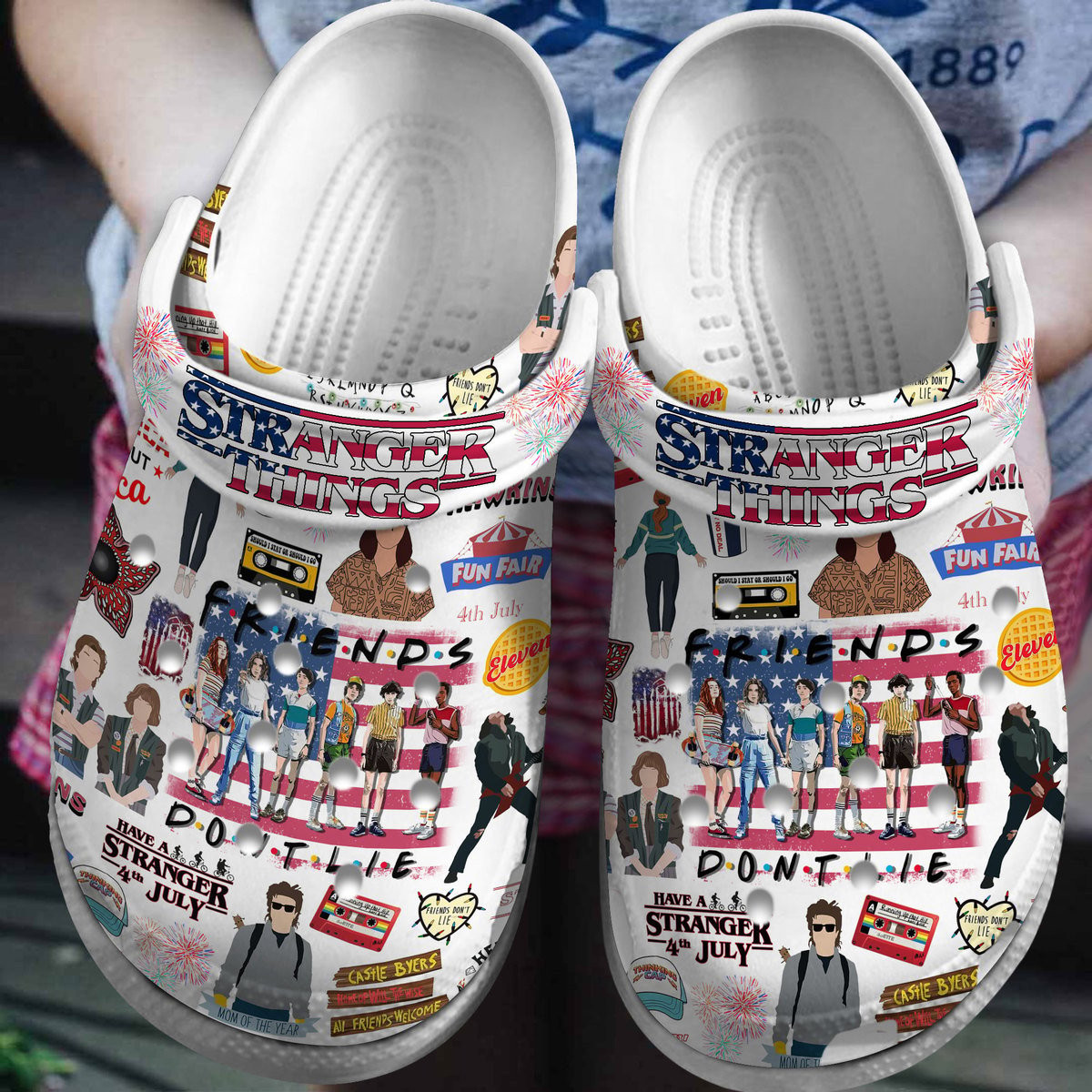 Stranger Things Tv Series Clogs Comfortable Crocs Style