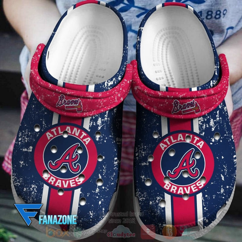 Atlanta Braves Mlb Sport Clogs Shoes Comfortable Crocs