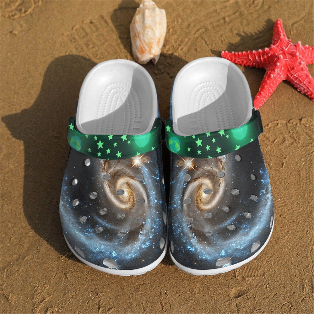 Glow In The Dark Rubber Clogs Shoes Comfy Footwear Classic Crocs-Style Clogs