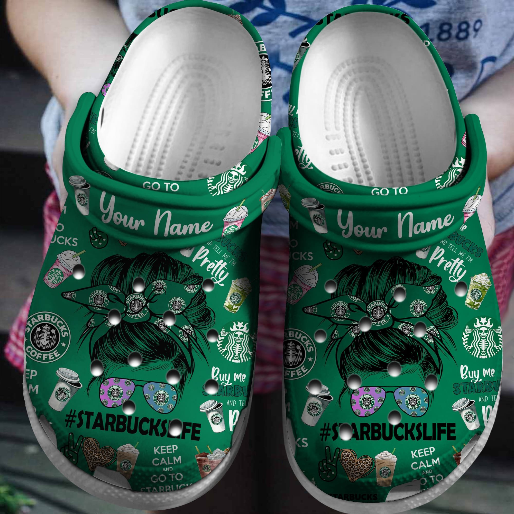Starbucks Clogs Shoes Comfortable Crocs