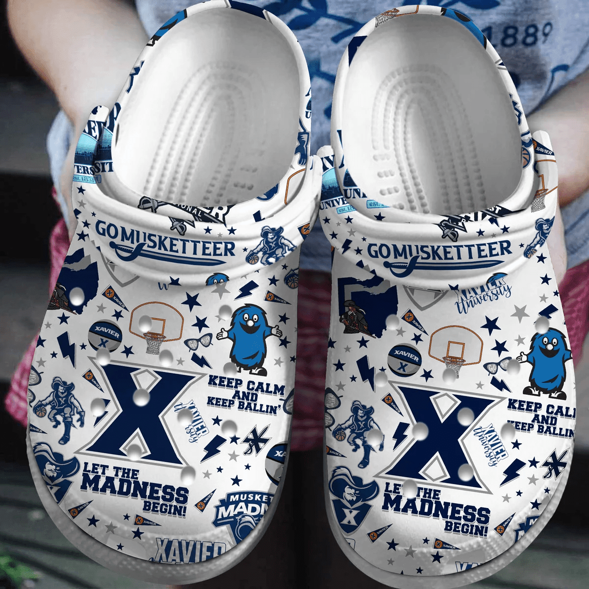 Xavier Musketeers Crocs