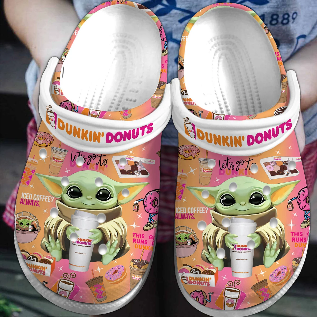 Nurse Flower Heartbeat Clogs Medical Worker Merch Crocs-Style Shoes