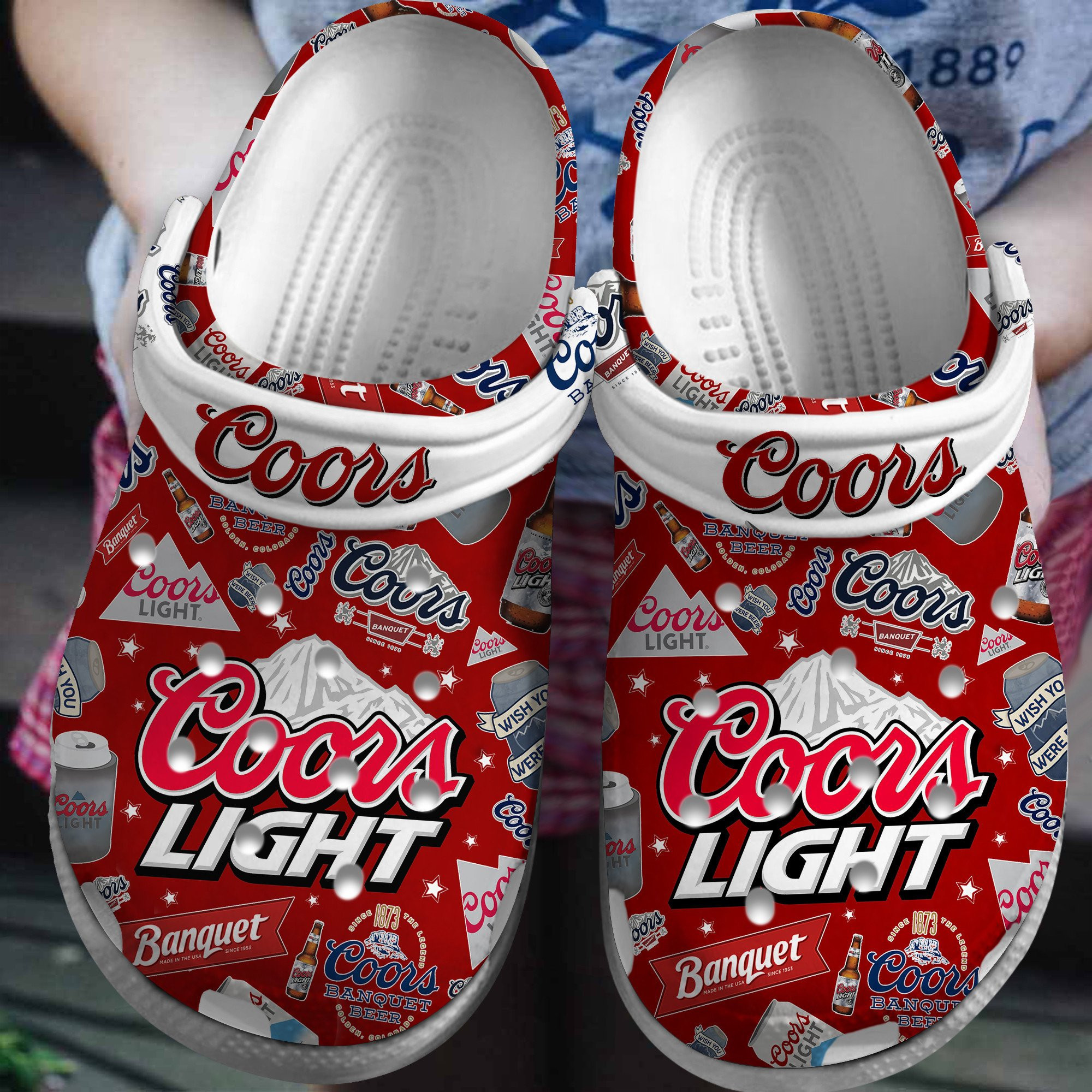 Rolling Stones Rock Band Clogs Classic Rock Music Merch Crocs For Concert Fans