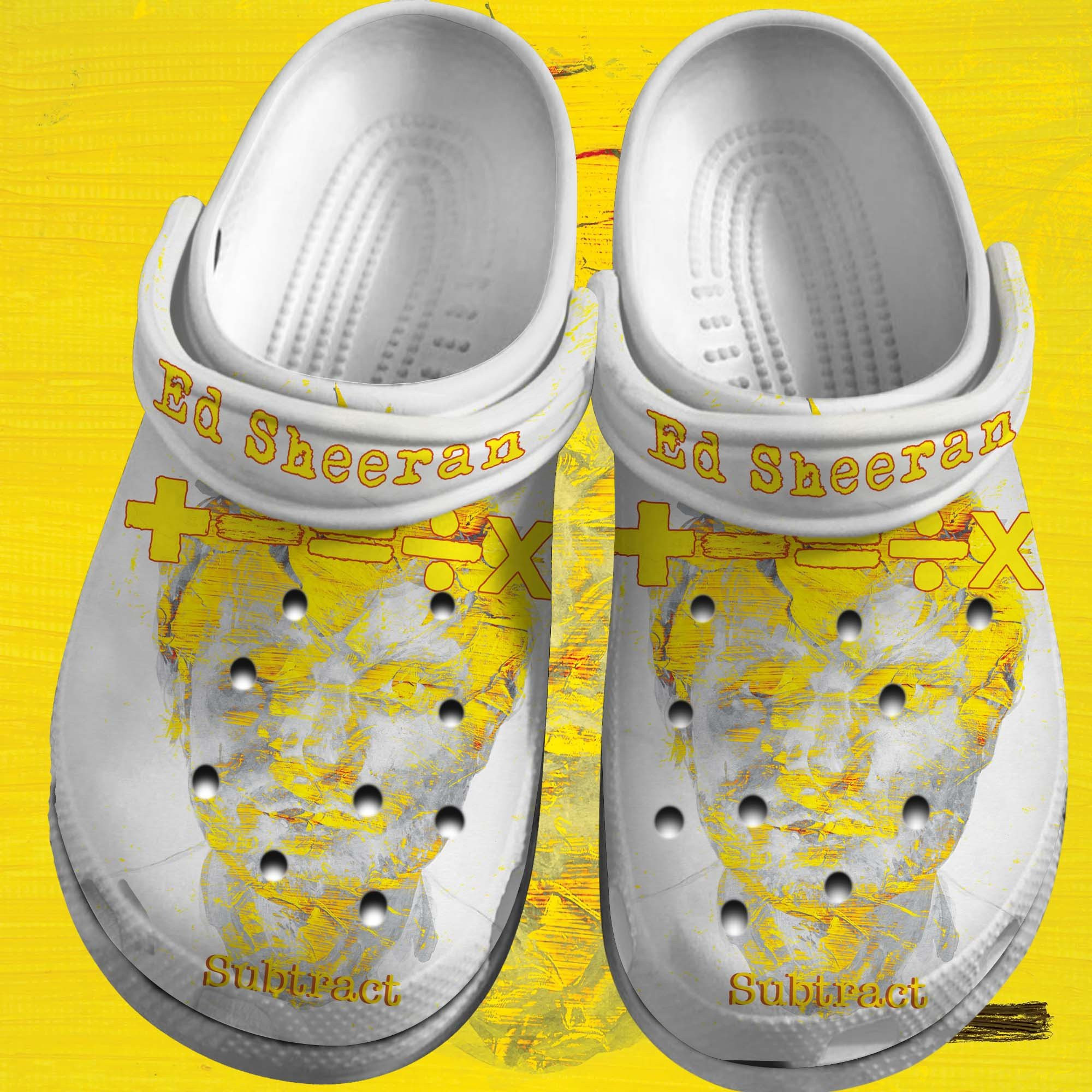 Ed Sheeran Music Clogs Crocs-Style Shoes For Fans