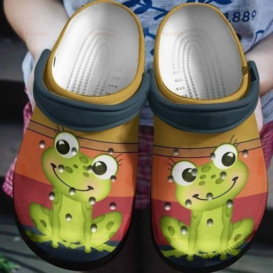 Frog Colorful Fan Clogs Classic Crocs Style