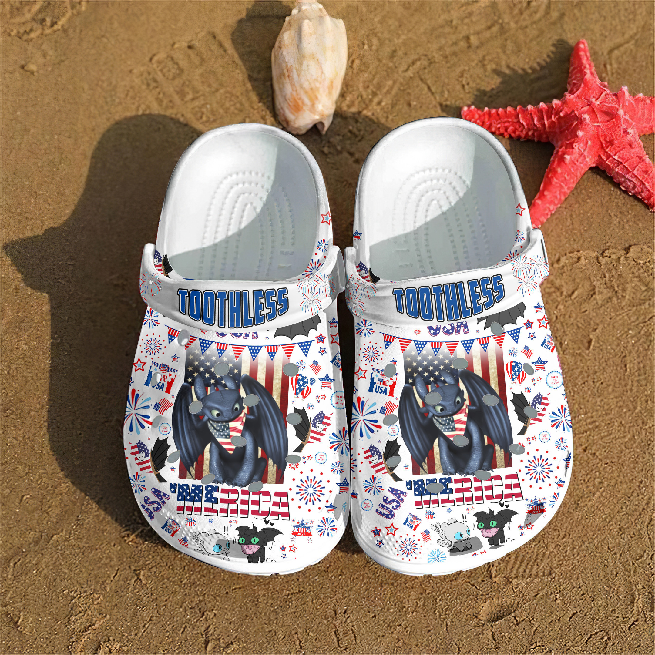 Elemental Cartoon Character Clogs Crocs Style