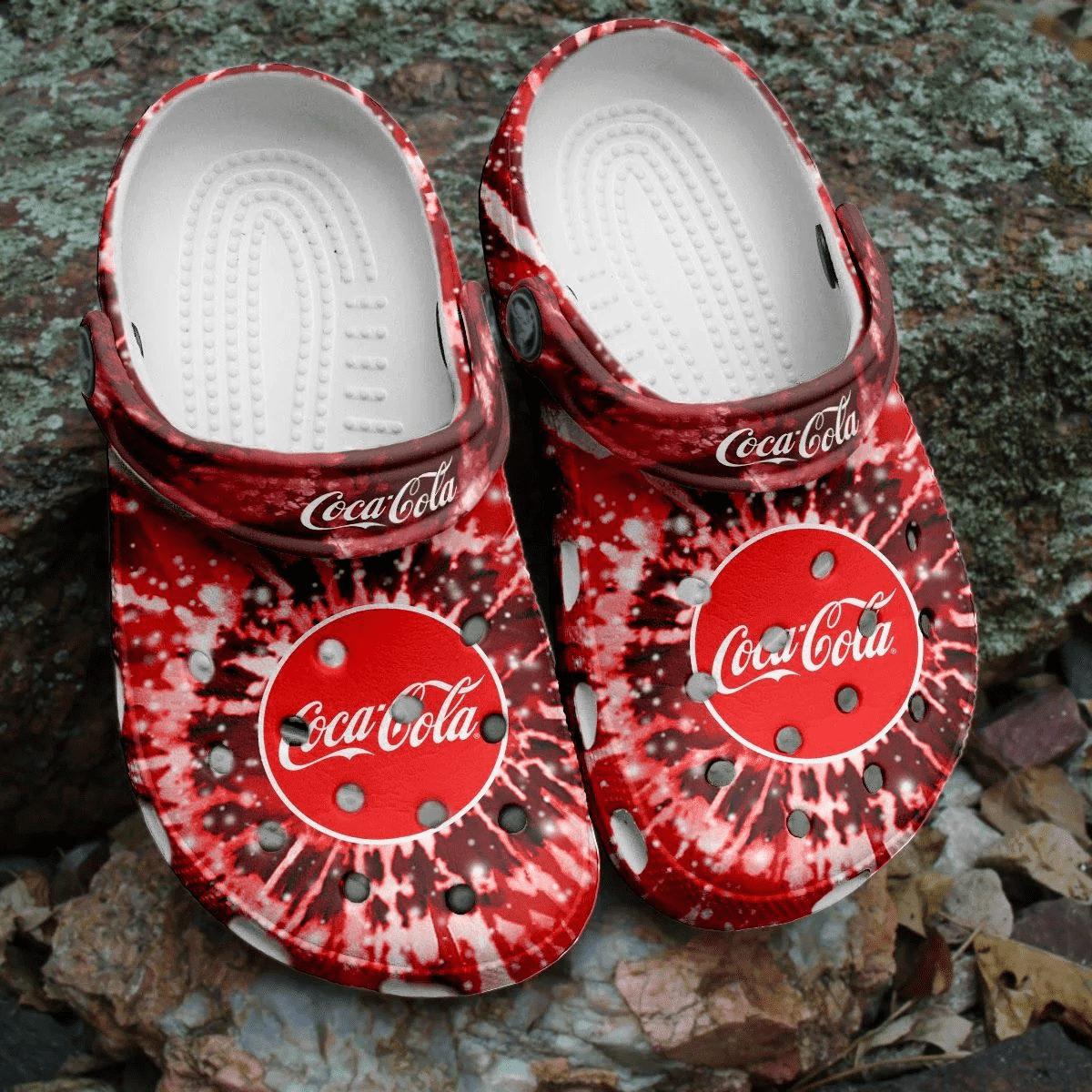 Coca Cola Logo Classic Clogs Comfortable Crocs Style