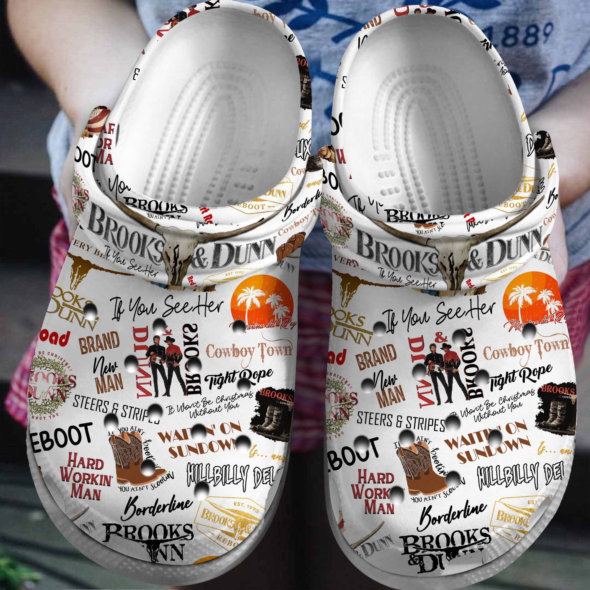 Brooks And Dunn Music Classic Clogs Comfortable Fit
