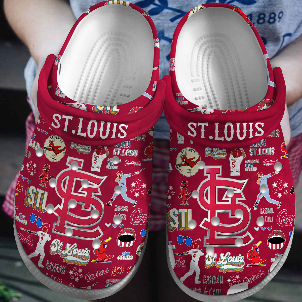 St Louis Cardinals Mlb Sport Classic Clogs Crocs Style