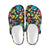 Paw Colorful Print Unisex Clogs Shoes Crocs