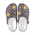 Celestial Gold Sun Face Unisex Clogs Shoes Crocs