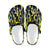 Flame Fire Yellow Pattern Unisex Clogs Shoes Crocs
