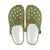 American Football on Green Design Unisex Clogs Shoes Crocs
