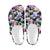 Lotus Flower Print Design Unisex Clogs Shoes Crocs