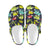 Elephant Neon Color Print Pattern Unisex Clogs Shoes Crocs