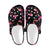 Flamingo Pink Neon Print Pattern Unisex Clogs Shoes Crocs