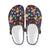 Elm Leave Colorful Print Pattern Unisex Clogs Shoes Crocs
