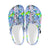 Elephant Art color Print Pattern Unisex Clogs Shoes Crocs