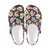 Monkey Head Design Themed Print Unisex Clogs Shoes Crocs