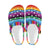 Mexican Blanket Colorful Print Pattern Unisex Clogs Shoes Crocs