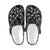Sun Moon White Design Themed Print Unisex Clogs Shoes Crocs