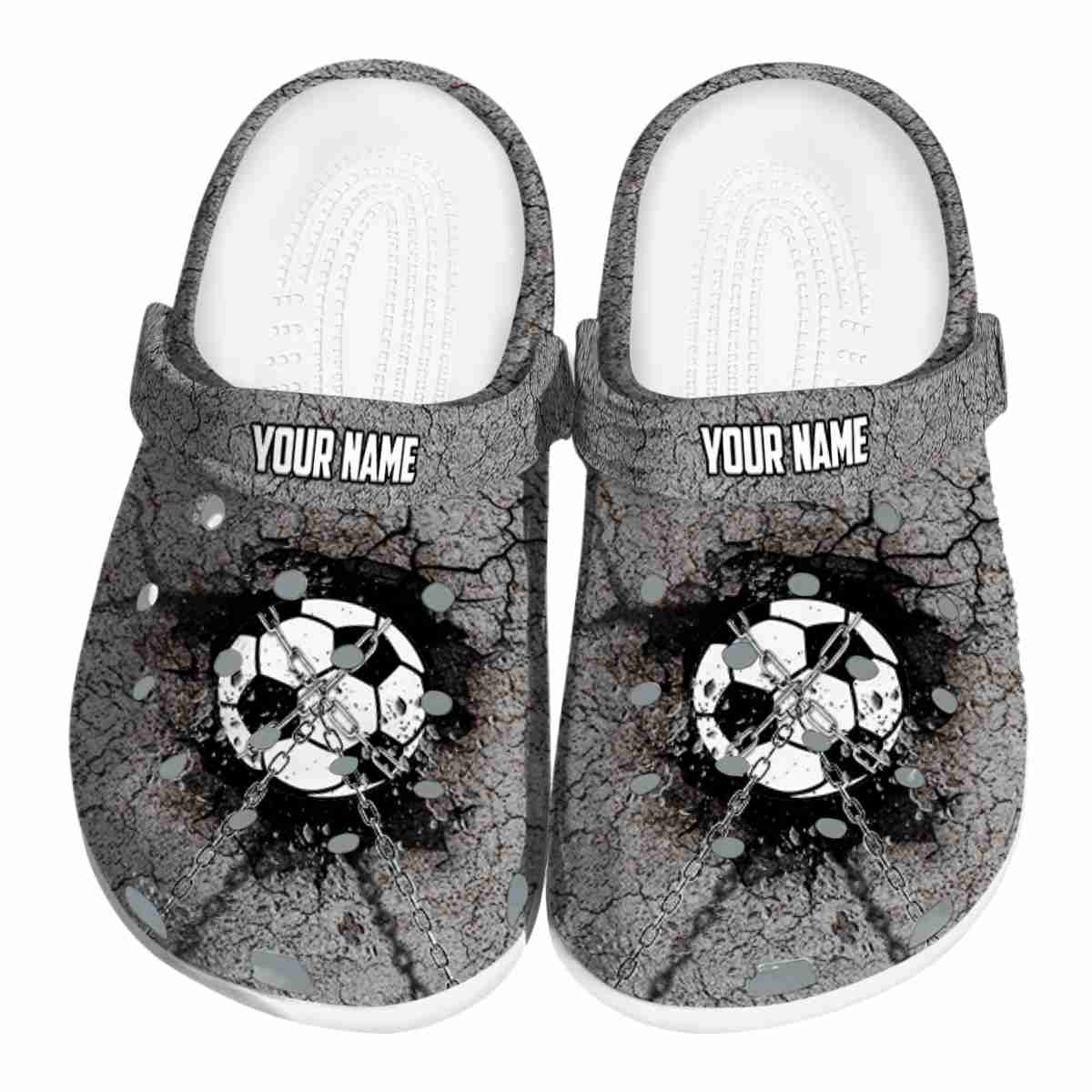 Soccer Kickoff Crocband Clogs For Fans