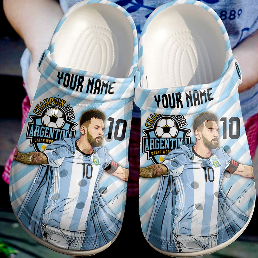 Lionel Messi Football Skills Crocs Shoes