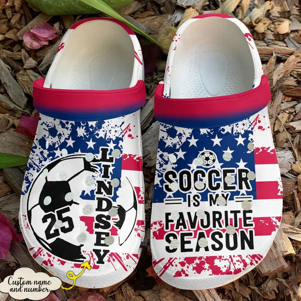 Cronocare Soccer Is My Favorite Season Crocs Clog