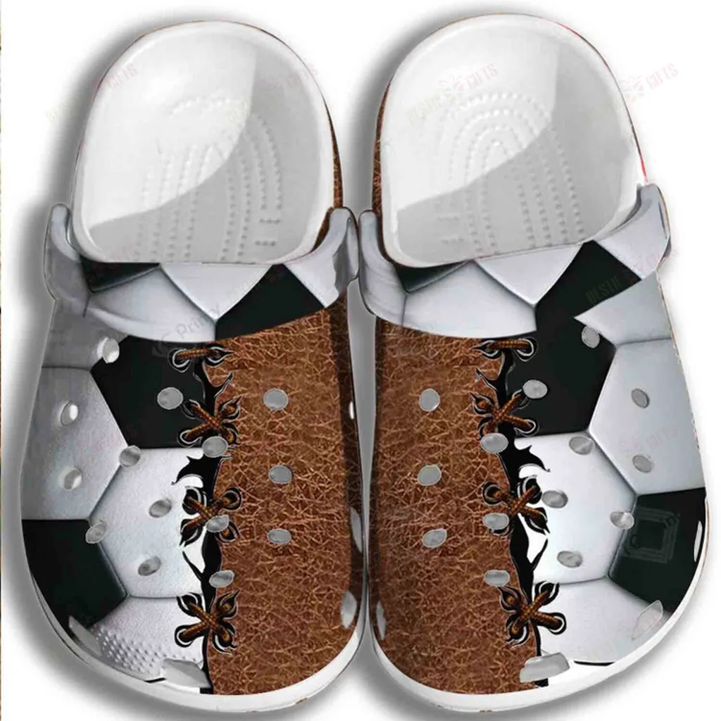 Cronocare Soccer Ball Crocs Classic Clogs