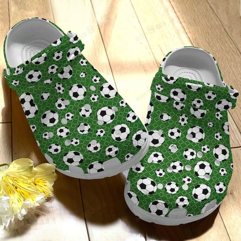 Cronocare Soccer Net Crocs Classic Clogs