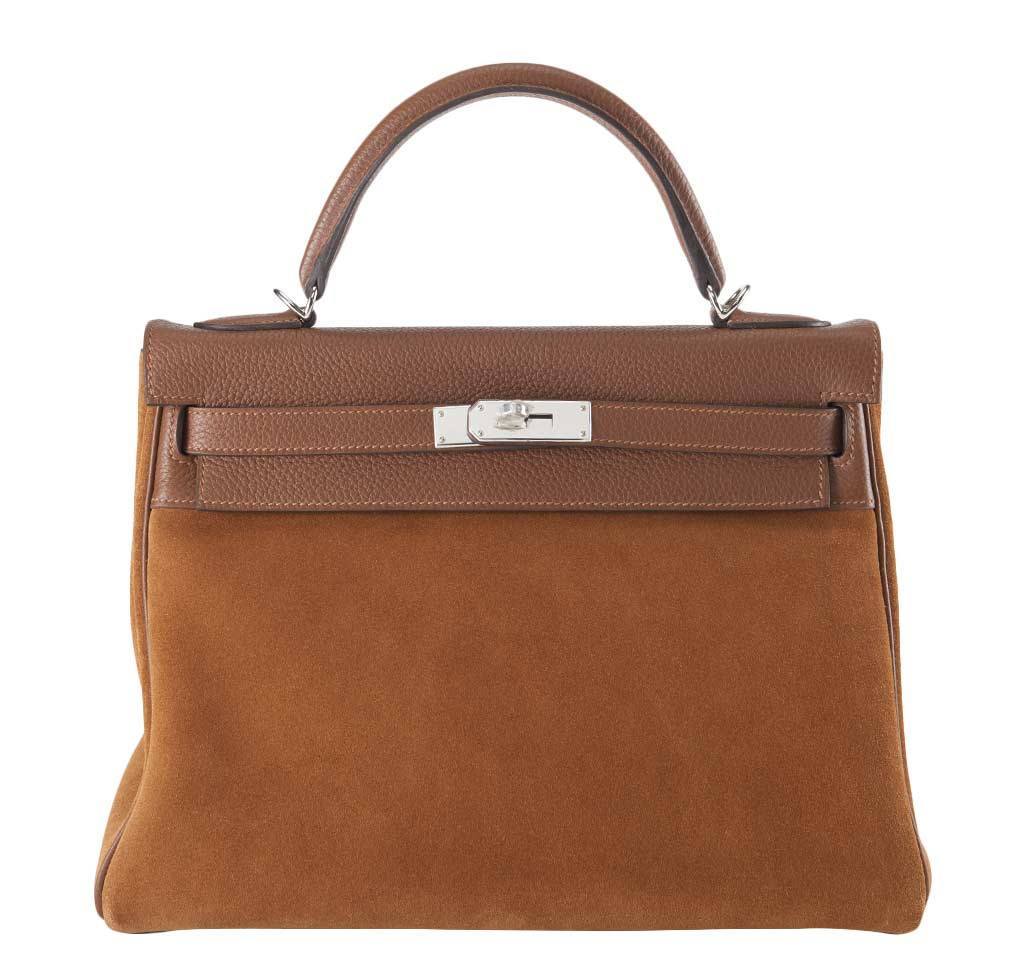Hermes Kelly 32 Fauve Grizzly Bag - Limited Edition