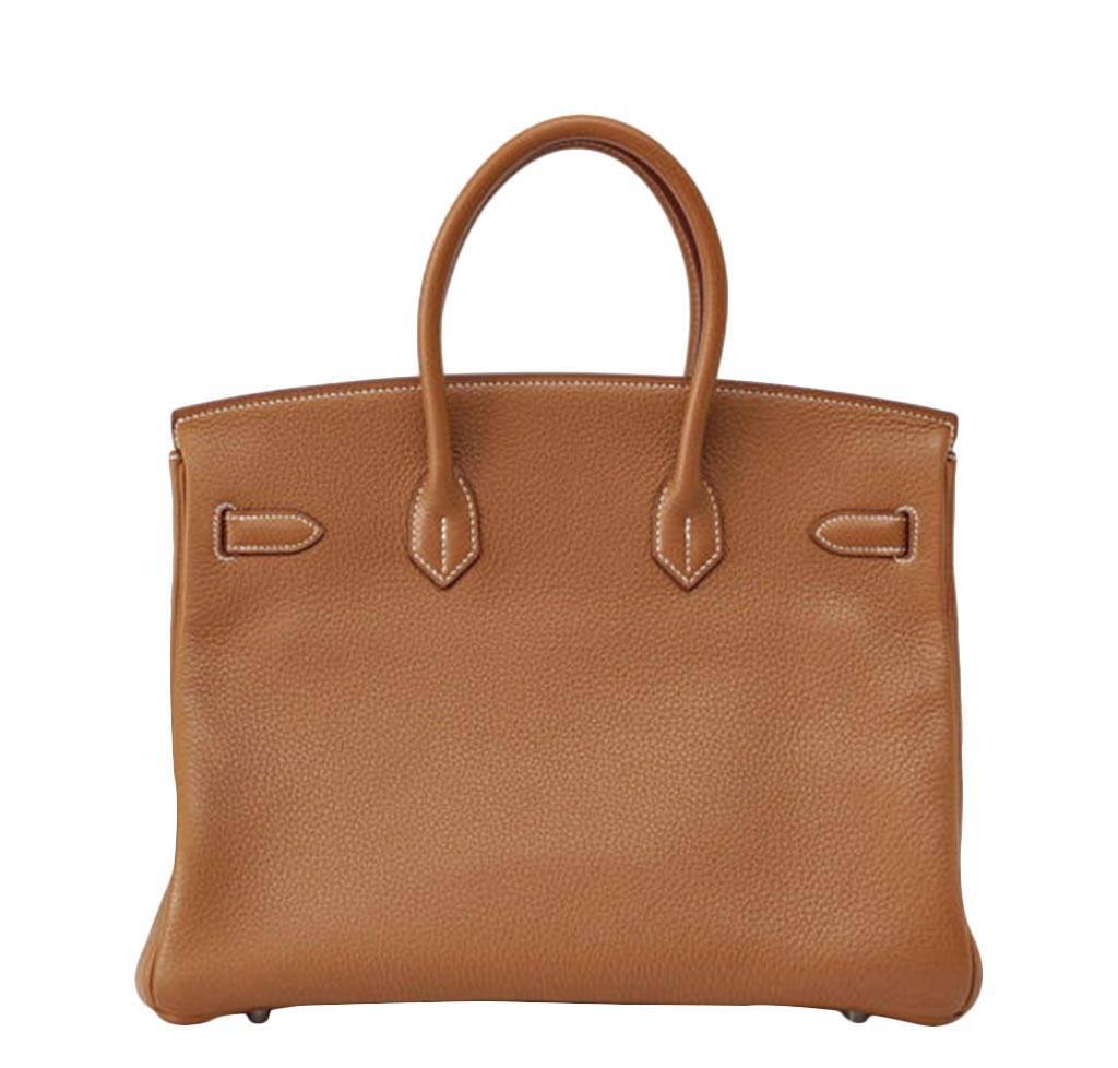 Hermes Birkin 35 Gold Togo Bag PHW