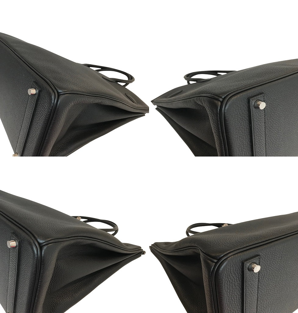 Hermes Birkin 40 Black Bag PHW