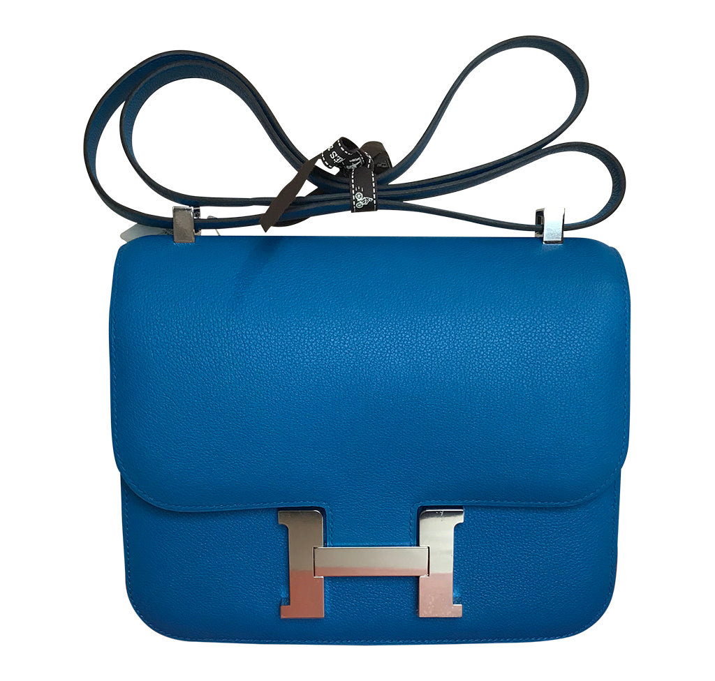 Hermes Constance 24 Bag Bleu Zanzibar Evercolor PHW