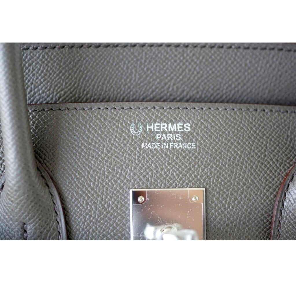 Hermes Special Order Birkin 35 Bag Etain