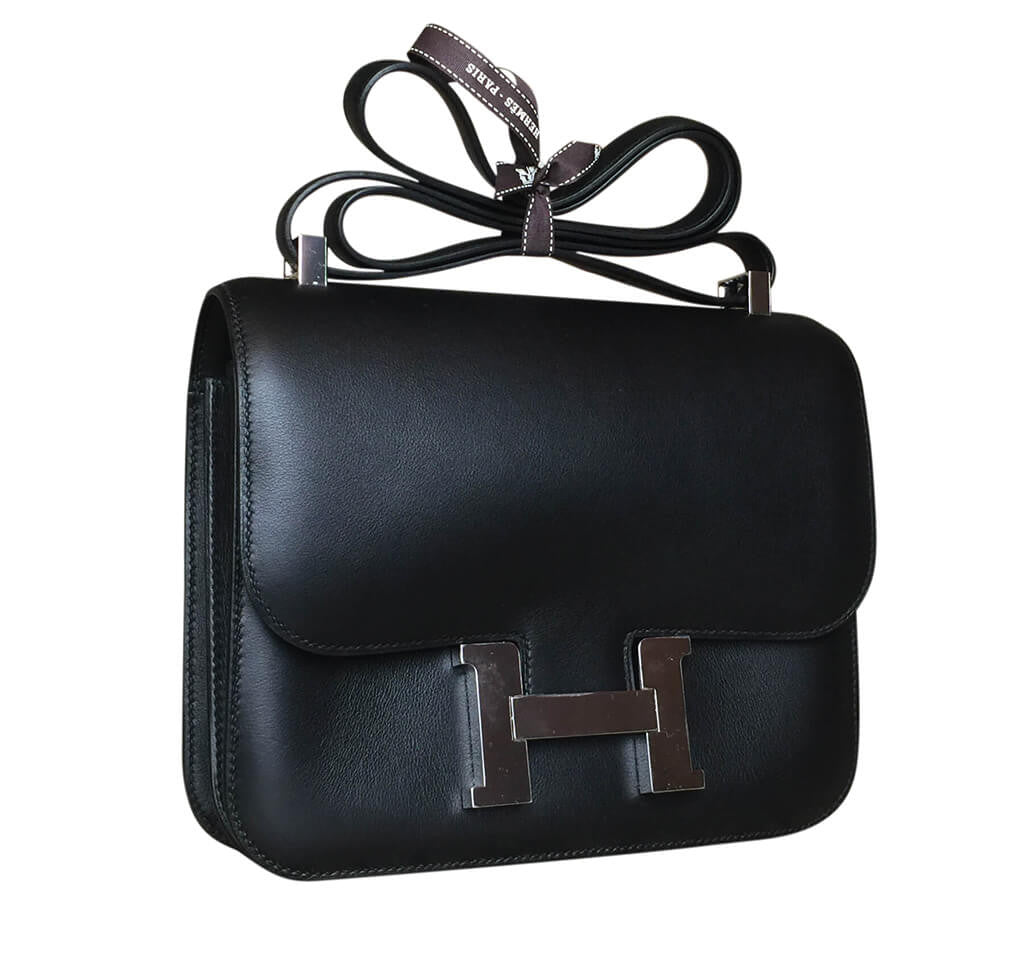 Hermes Constance 24 Bag Black Swift