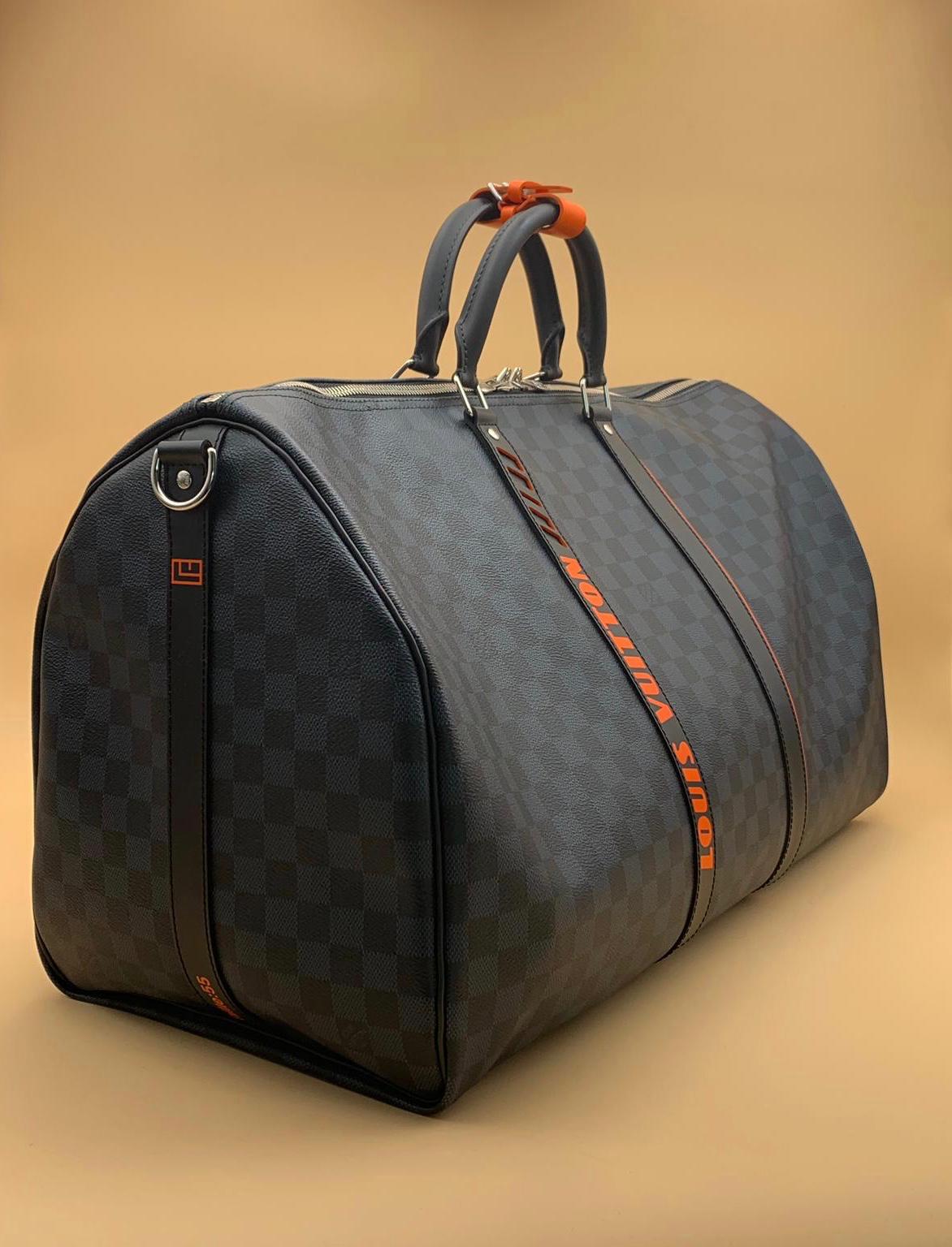 Louis Vuitton | Damier Cobalt Race Keepall Bandouliere 55 | N40167