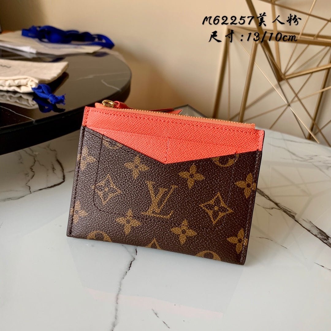 Louis Vuitton Porte-Carte Zippe 13cm Brown