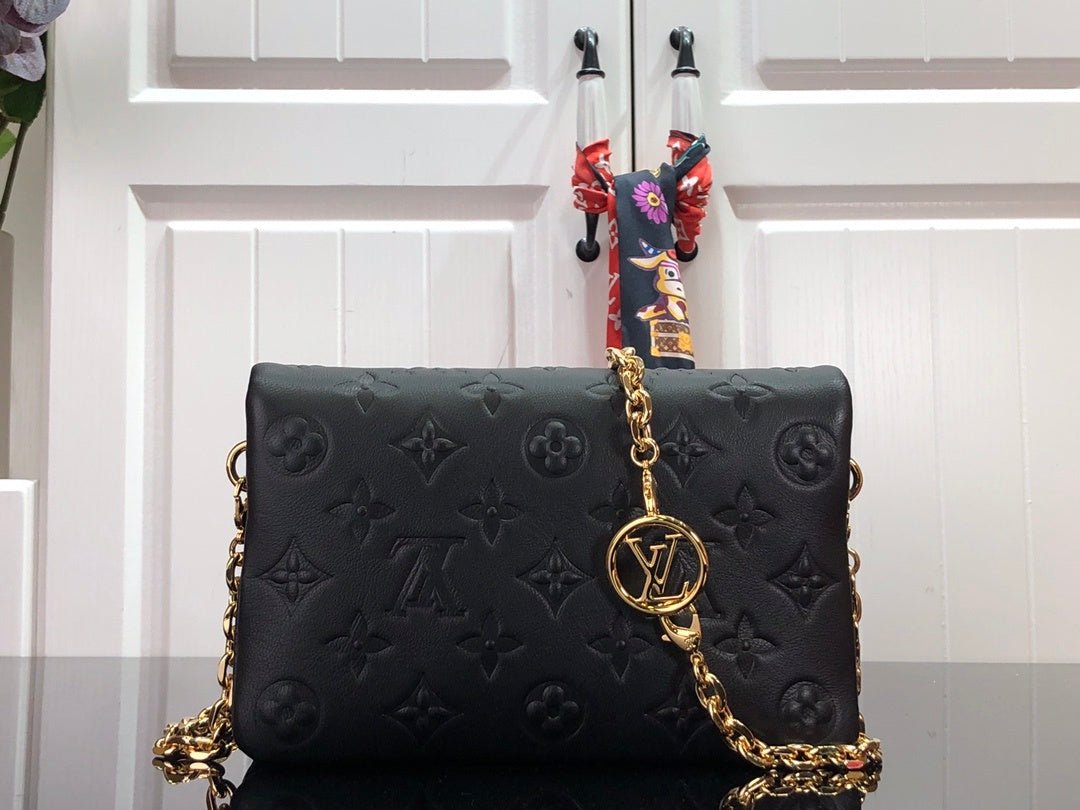 Louis Vuitton POCHETTE COUSSIN 20cm Black