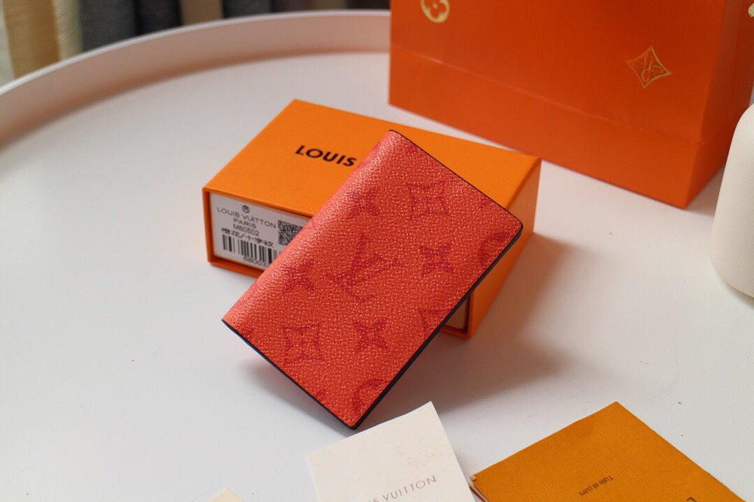 Louis Vuitton Monogram Wallet 8cm Orange