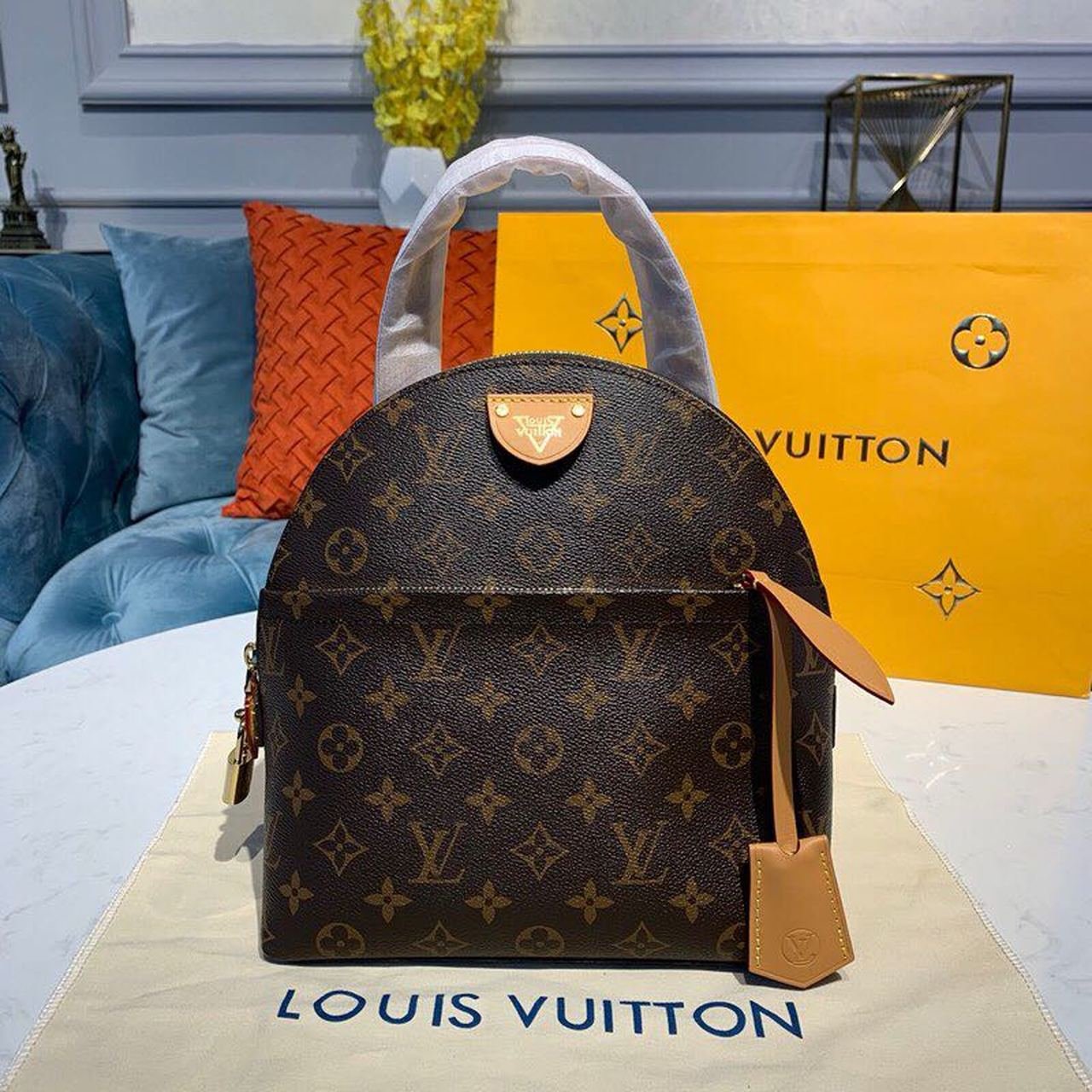 Louis Vuitton Moon Backpack 25cm Monogram Canvas Spring/Summer Collection M44826 Brown