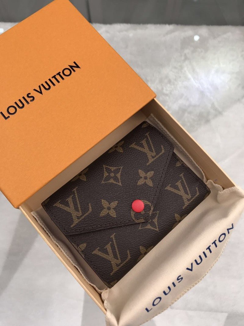 Louis Vuitton Monogram Wallet 12cm Brown