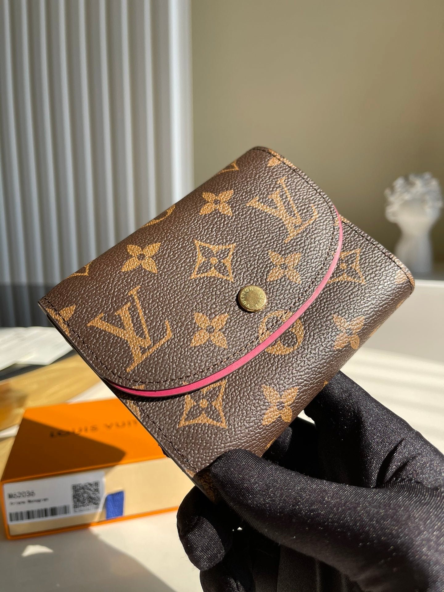 Louis Vuitton Monogram Wallet 12cm Brown