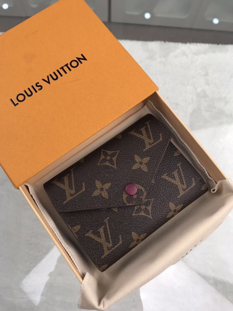 Louis Vuitton Monogram Wallet 12cm Brown