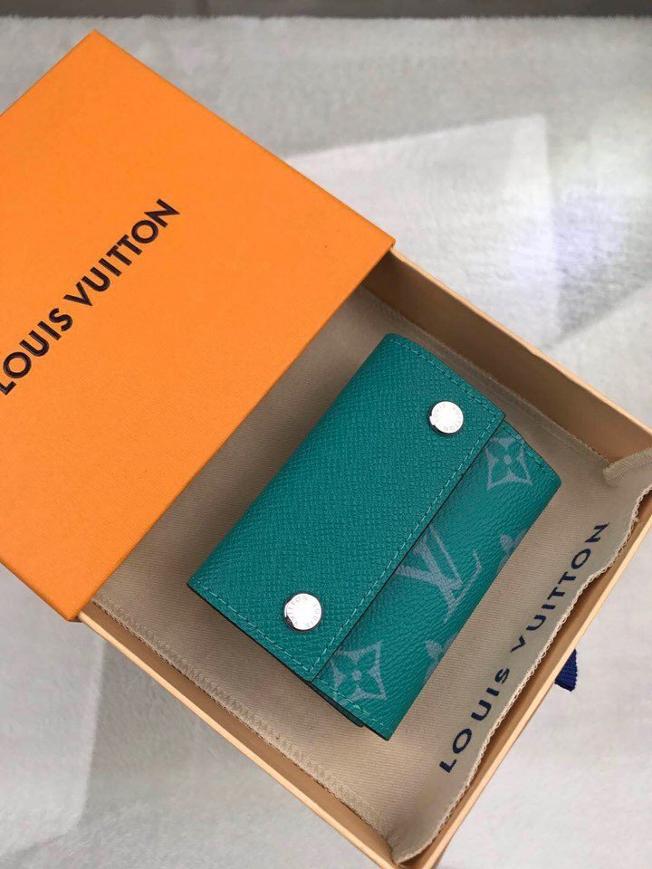 Louis Vuitton Monogram Wallet 10cm Green
